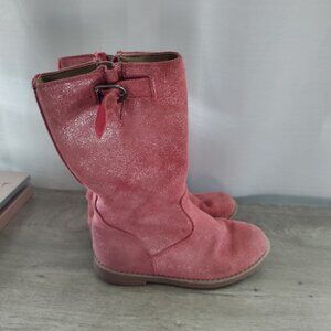 Hanna Andersson Pink Glitter Kids Boots